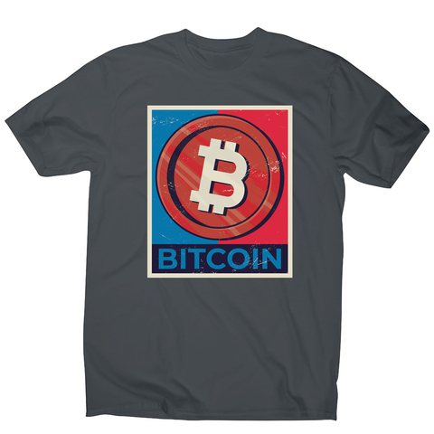 Bitcoin coin men's t-shirt - Graphic Gear
