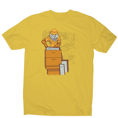 Beekeeper illustration men's t-shirt - Graphic Gear
