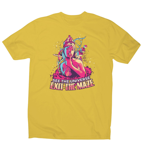 Trippy girl text men's t-shirt - Graphic Gear