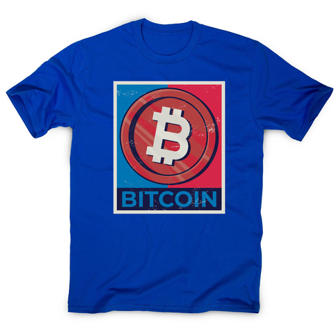 Bitcoin coin men's t-shirt - Graphic Gear