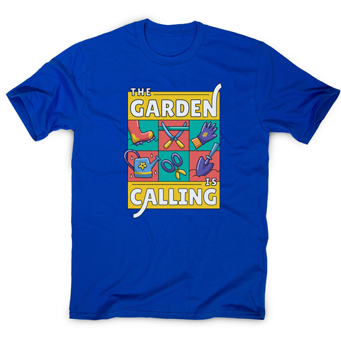 Garden calling illustration men's t-shirt - Graphic Gear