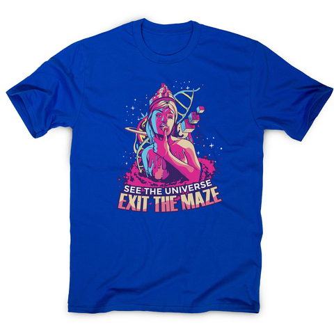 Trippy girl text men's t-shirt - Graphic Gear