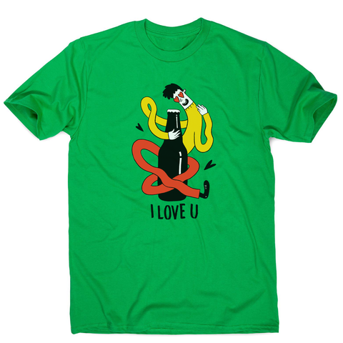 Beer lover cartoon men's t-shirt - Graphic Gear