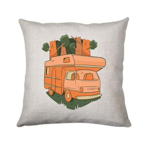 Nature caravan cushion cover pillowcase linen home decor - Graphic Gear