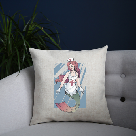 Mermaid Nurse cushion cover pillowcase linen home decor - Graphic Gear