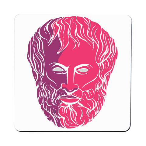 Aristotle philosopher coaster drink mat - Graphic Gear