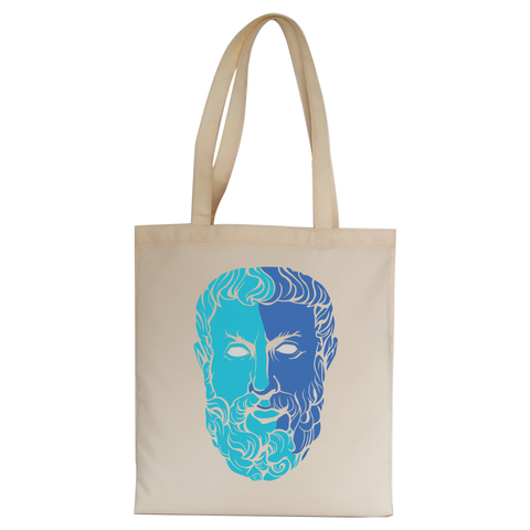 Heraclitus philosopher tote bag canvas shopping - Graphic Gear