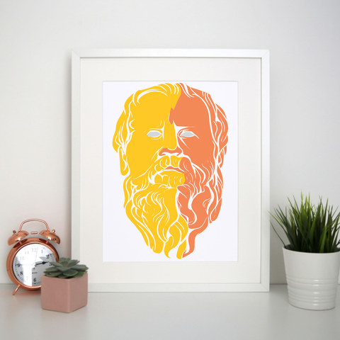 Epicurus philosopher print poster wall art decor - Graphic Gear