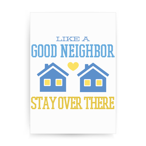 Stay at home funny quote print poster wall art decor - Graphic Gear