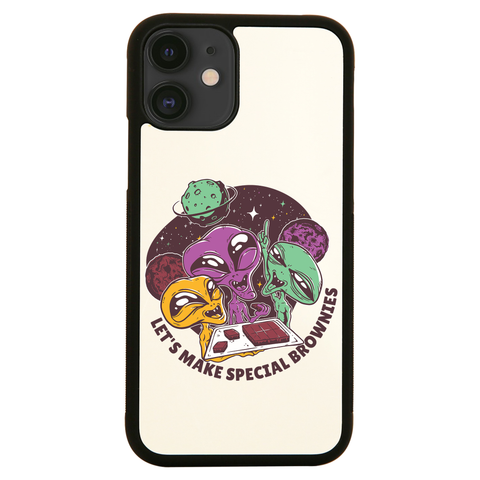 Aliens and brownies iPhone case cover 11 11Pro Max XS XR X - Graphic Gear