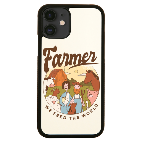 Farmer Illustration iPhone case cover 11 11Pro Max XS XR X - Graphic Gear