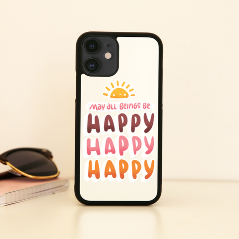 Happy happy iPhone case cover 11 11Pro Max XS XR X - Graphic Gear