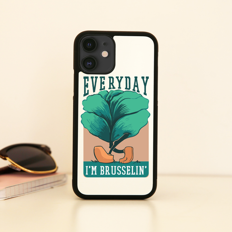 Everyday brussels sprout text iPhone case cover 11 11Pro Max XS XR X - Graphic Gear