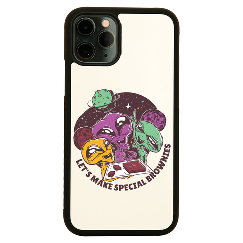 Aliens and brownies iPhone case cover 11 11Pro Max XS XR X - Graphic Gear