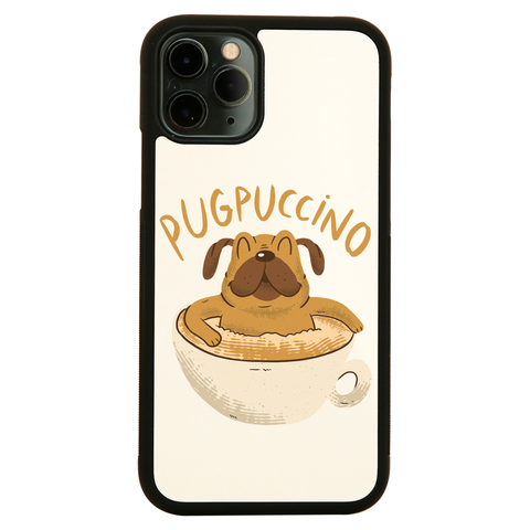 Cappucino pug iPhone case cover 11 11Pro Max XS XR X - Graphic Gear