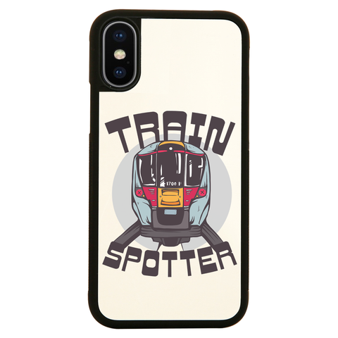 Train spotter iPhone case cover 11 11Pro Max XS XR X - Graphic Gear
