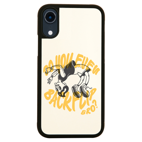 Backflip cartoon text iPhone case cover 11 11Pro Max XS XR X - Graphic Gear