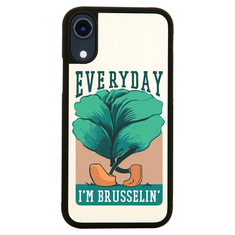 Everyday brussels sprout text iPhone case cover 11 11Pro Max XS XR X - Graphic Gear