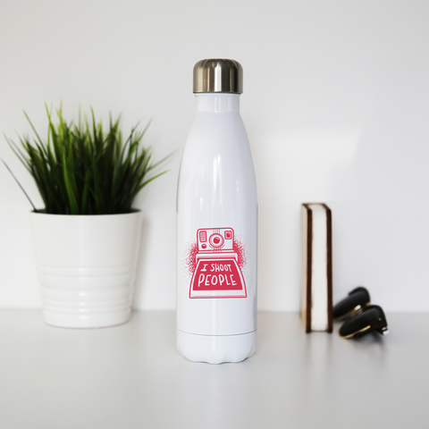 Funny polaroid quote water bottle stainless steel reusable - Graphic Gear