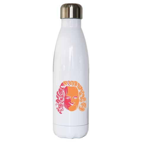 Voltaire philosopher water bottle stainless steel reusable - Graphic Gear