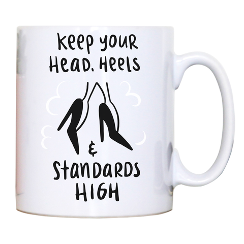 High standards mug coffee tea cup - Graphic Gear