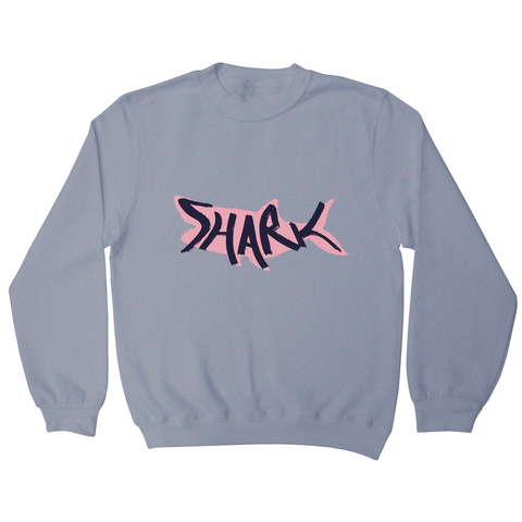 Shark lettering sweatshirt - Graphic Gear