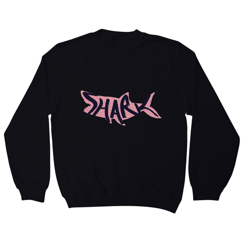 Shark lettering sweatshirt - Graphic Gear