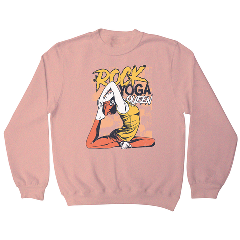 Rock yoga queen sweatshirt - Graphic Gear