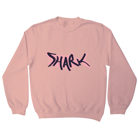 Shark lettering sweatshirt - Graphic Gear