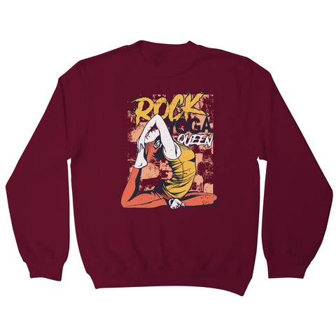Rock yoga queen sweatshirt - Graphic Gear