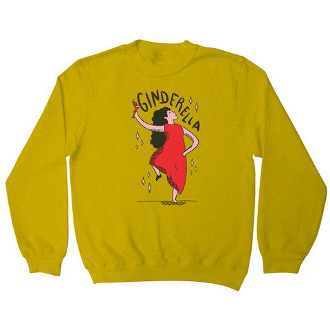 Ginderella funny cartoon sweatshirt - Graphic Gear