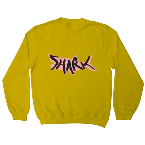 Shark lettering sweatshirt - Graphic Gear