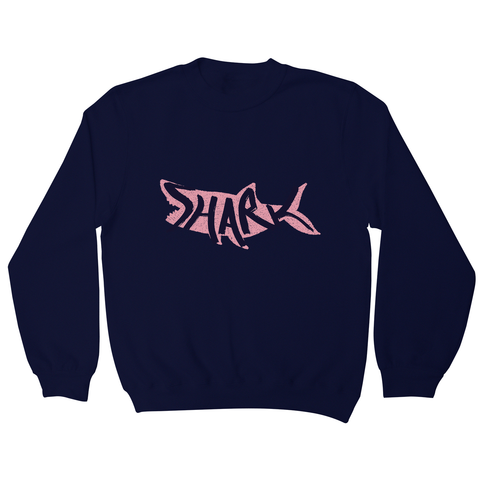 Shark lettering sweatshirt - Graphic Gear