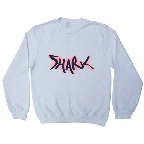 Shark lettering sweatshirt - Graphic Gear