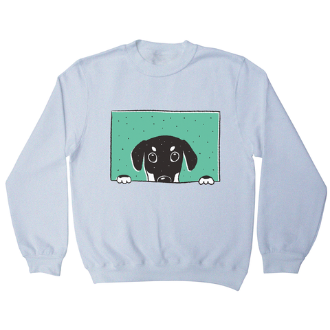 Peeking doberman sweatshirt - Graphic Gear