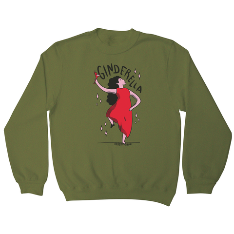 Ginderella funny cartoon sweatshirt - Graphic Gear