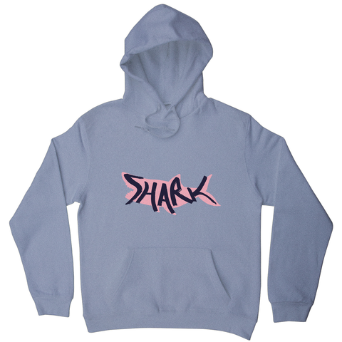 Shark lettering hoodie - Graphic Gear