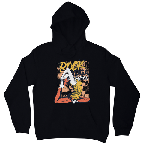 Rock yoga queen hoodie - Graphic Gear