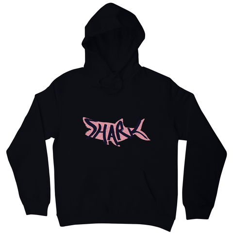 Shark lettering hoodie - Graphic Gear