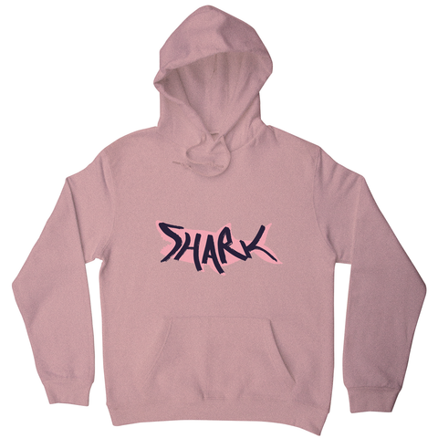 Shark lettering hoodie - Graphic Gear