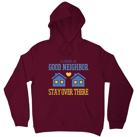 Stay at home funny quote hoodie - Graphic Gear