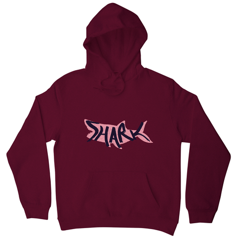Shark lettering hoodie - Graphic Gear