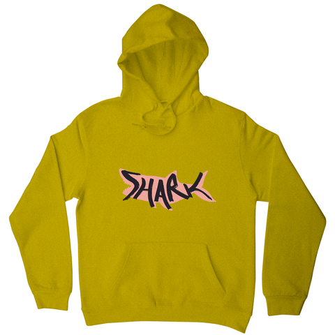 Shark lettering hoodie - Graphic Gear