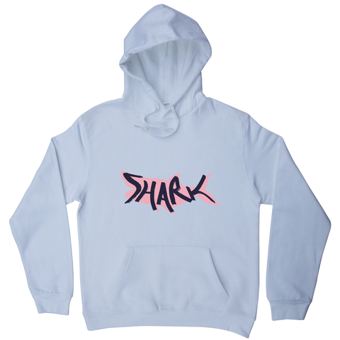 Shark lettering hoodie - Graphic Gear
