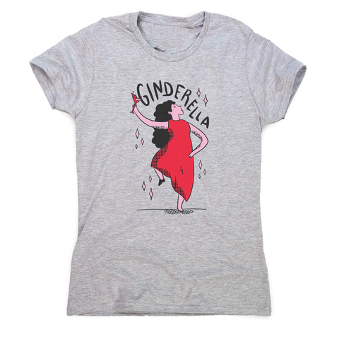Ginderella funny cartoon women's t-shirt - Graphic Gear
