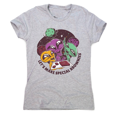 Aliens and brownies women's t-shirt - Graphic Gear