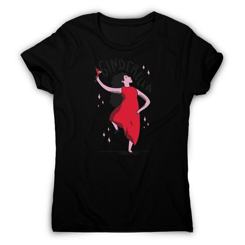 Ginderella funny cartoon women's t-shirt - Graphic Gear