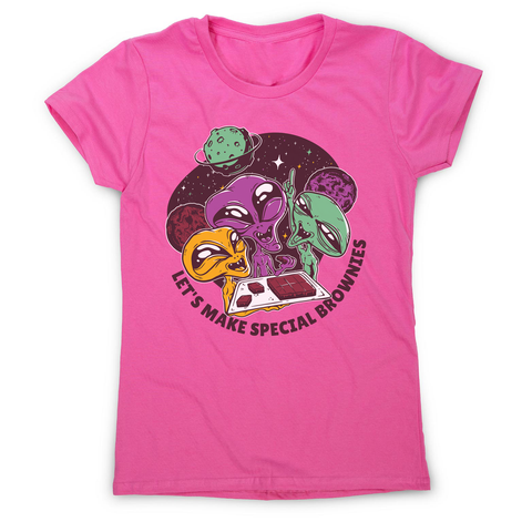 Aliens and brownies women's t-shirt - Graphic Gear