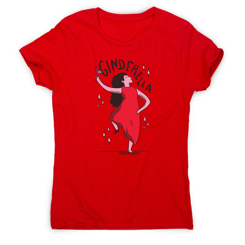 Ginderella funny cartoon women's t-shirt - Graphic Gear