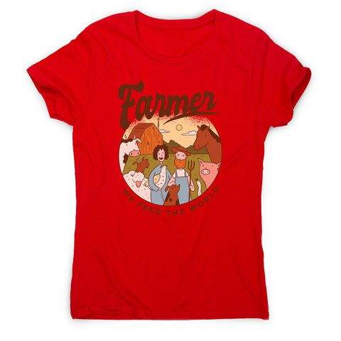 Farmer Illustration women's t-shirt - Graphic Gear